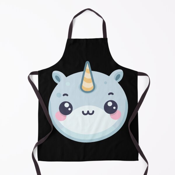 Item preview, Cute Vectoral Narwhal Face designed and sold by ArtfulWeave.