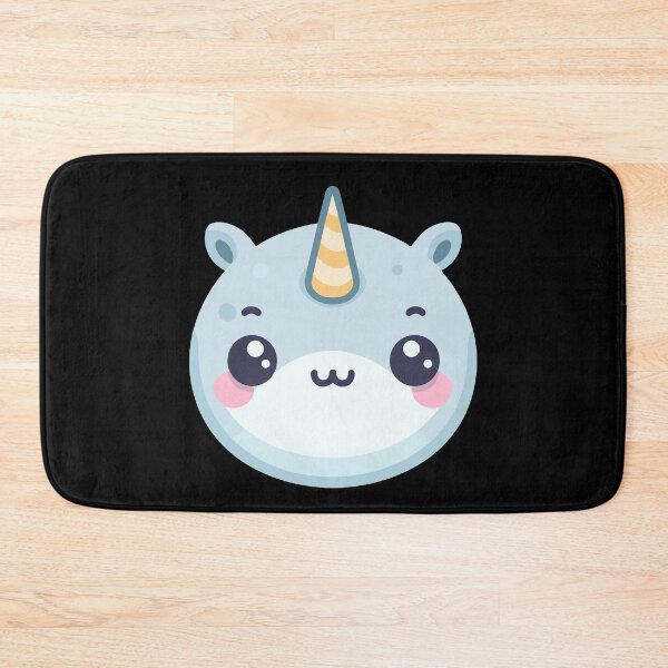 Item preview, Cute Vectoral Narwhal Face designed and sold by ArtfulWeave.
