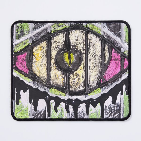 Item preview, Green stripes eye designed and sold by visualexperienc.