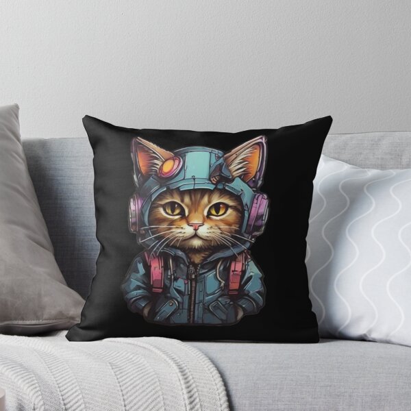 Item preview, Ciber punk Cat designed and sold by Alexandra Vasconcelo.