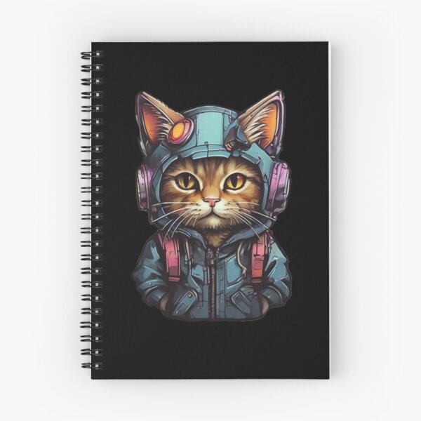 Item preview, Gato ciberpunk designed and sold by Alexandra Vasconcelo.