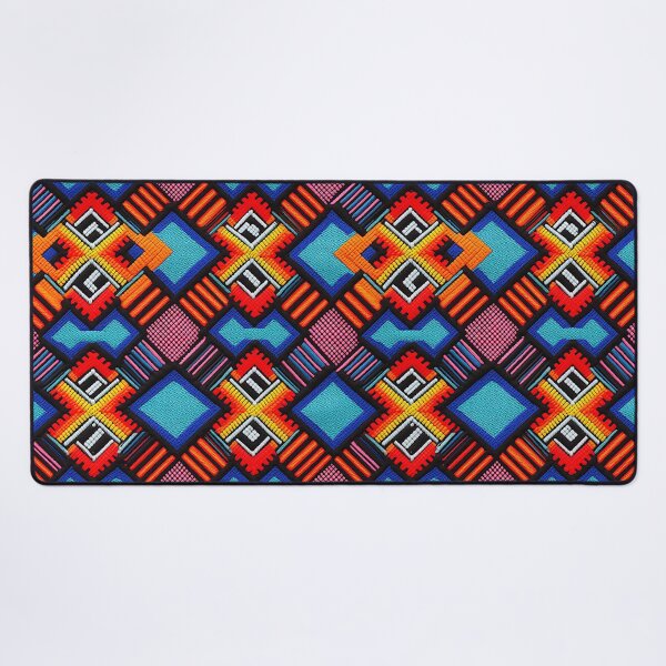 Item preview, 14 Personalised Hand-woven Kente Print | Not On The High Street Mosaic Pattern For Home Decor designed and sold by PaddyMcKhan.