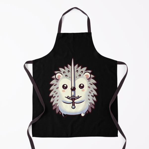 Item preview, Tiny Warrior: Adorable Hedgehog with a Sword designed and sold by ChromaticBlend.