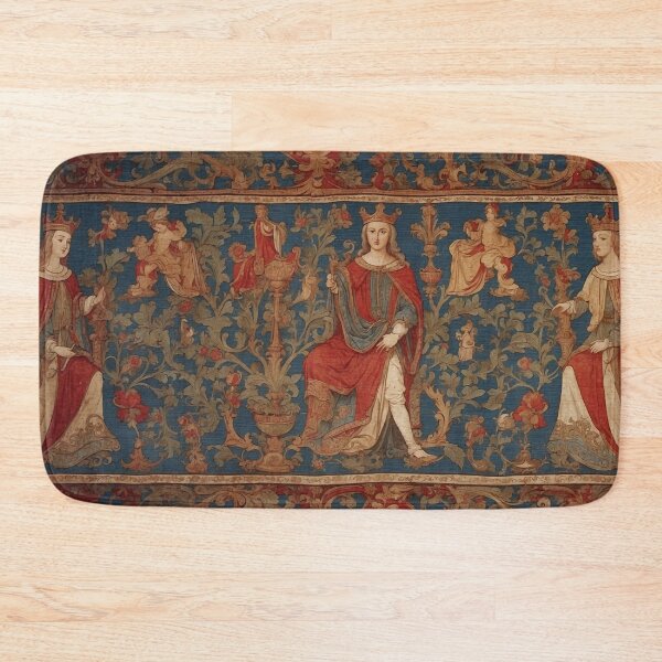 Item preview, Medieval Tapestry on the Castle Walls - 6 designed and sold by nyathiwa.