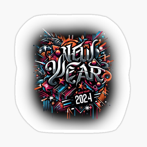Item preview, New Year Graffiti Design designed and sold by umi-allaround.
