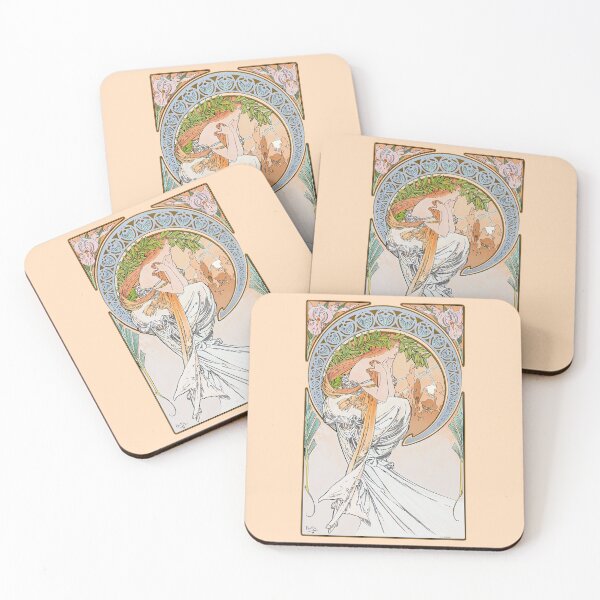 Item preview, The Arts - Poetry,  by Alphonse Mucha. HIGH DEFINITION designed and sold by MINDTHECHERRY.