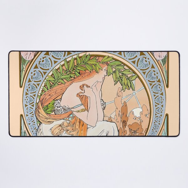 Item preview, The Arts - Poetry,  by Alphonse Mucha. HIGH DEFINITION designed and sold by MINDTHECHERRY.
