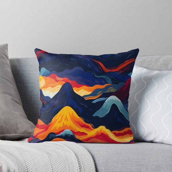 Item preview, Mountain Psychedelic Pattern designed and sold by LynZorHome.