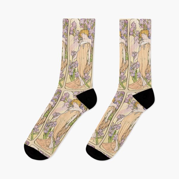 Item preview, The Flowers - Carnation,  by Alphonse Mucha. HIGH DEFINITION designed and sold by MINDTHECHERRY.