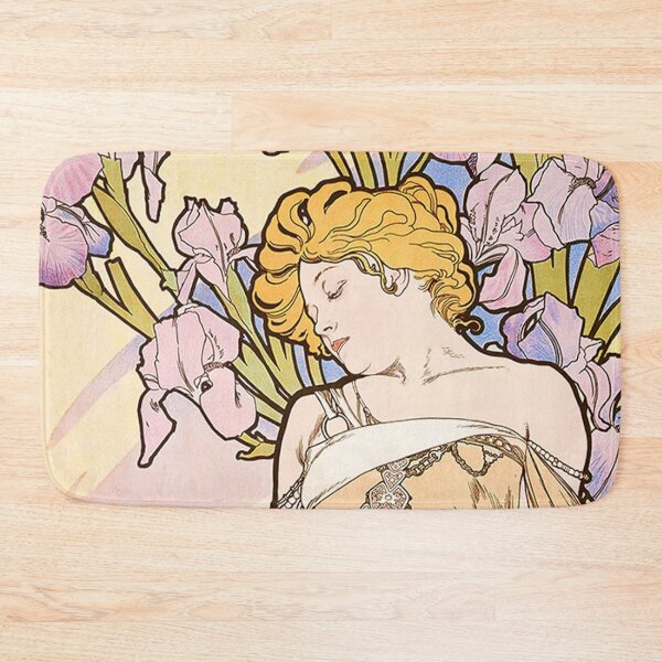 Item preview, The Flowers - Carnation,  by Alphonse Mucha. HIGH DEFINITION designed and sold by MINDTHECHERRY.