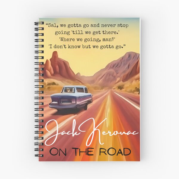 Item preview, On The Road Jack Kerouac quote designed and sold by Kernow-Clothing.