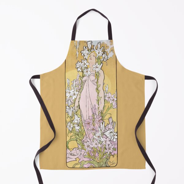 Item preview, The flowers, Lily,  by Alphonse Mucha. HIGH DEFINITION designed and sold by MINDTHECHERRY.