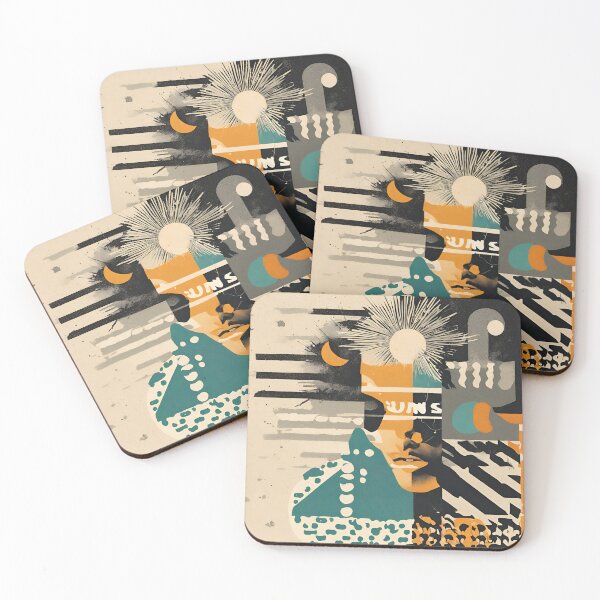 Item preview, Radiant Harmony: Girl and Sun Abstract Art 2 designed and sold by PatternXS.