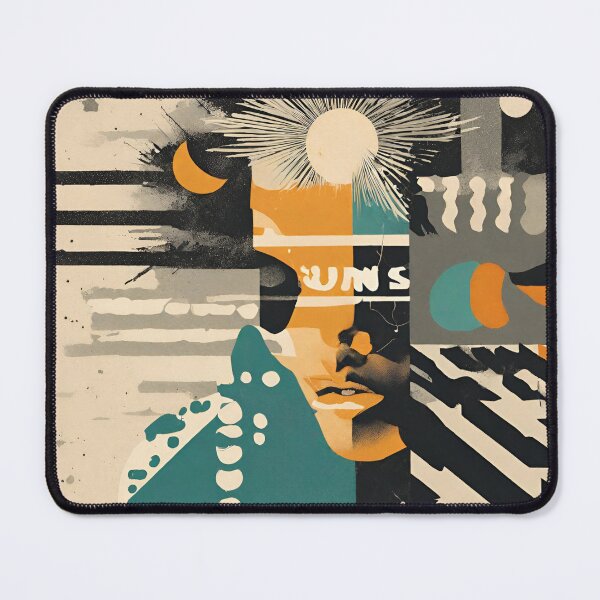 Item preview, Radiant Harmony: Girl and Sun Abstract Art 2 designed and sold by PatternXS.