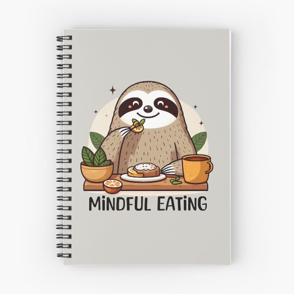 Item preview, Mindful Eating with Sloth designed and sold by Ingridpd.