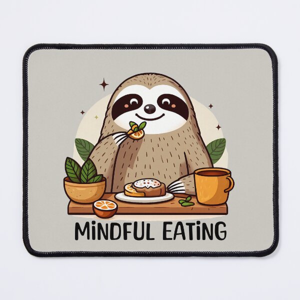 Item preview, Mindful Eating with Sloth designed and sold by Ingridpd.