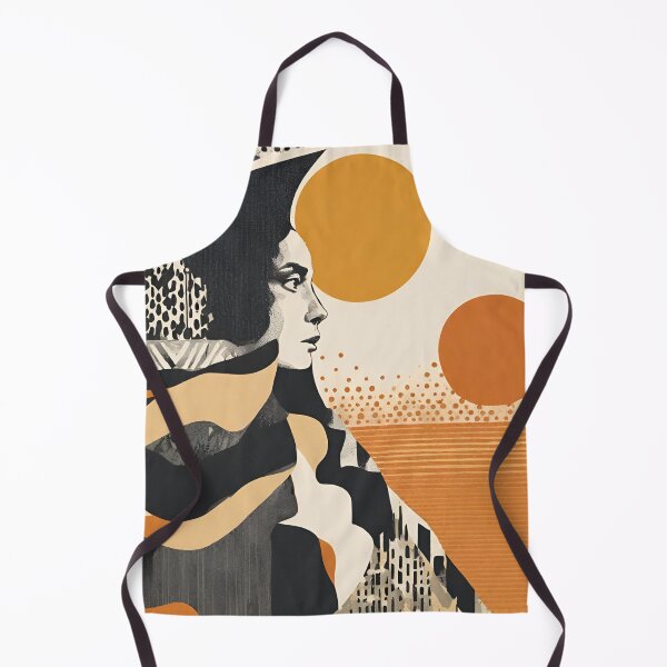 Item preview, Radiant Harmony: Girl and Sun Abstract Art 3 designed and sold by PatternXS.