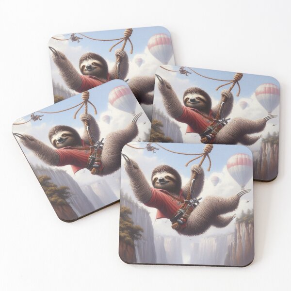 Item preview, Sloth Ziplining designed and sold by CrankyOldDude.