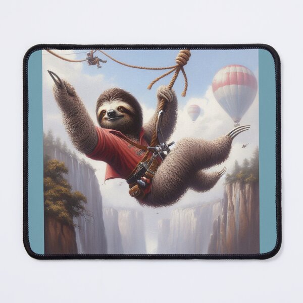 Item preview, Sloth Ziplining designed and sold by CrankyOldDude.