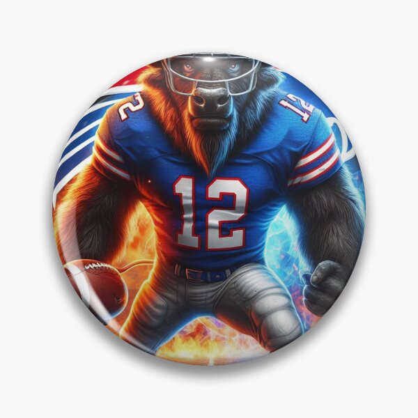 Item preview, Buffalo Bills NFL Fire and Ice Mascot designed and sold by mattpap97.
