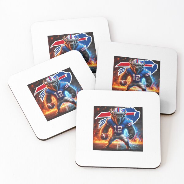 Item preview, Buffalo Bills NFL Fire and Ice Mascot designed and sold by mattpap97.