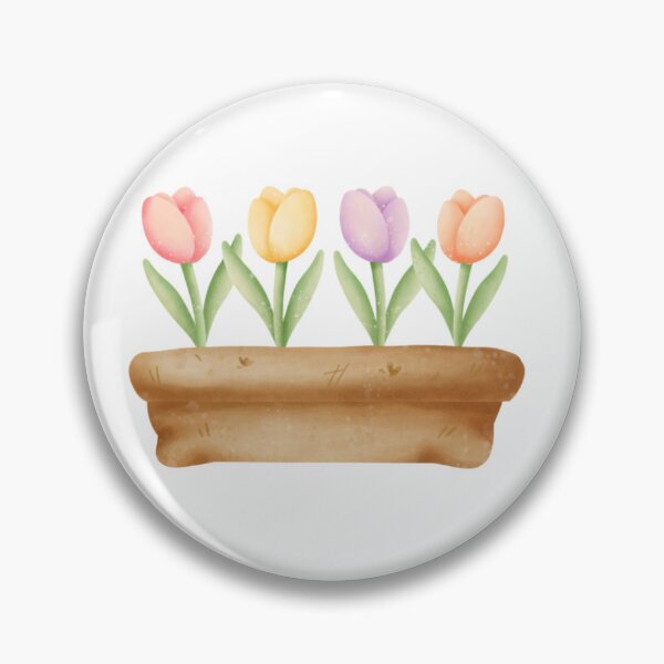 Item preview, 4 flowers in a flower pot designed and sold by Bunnylovely.