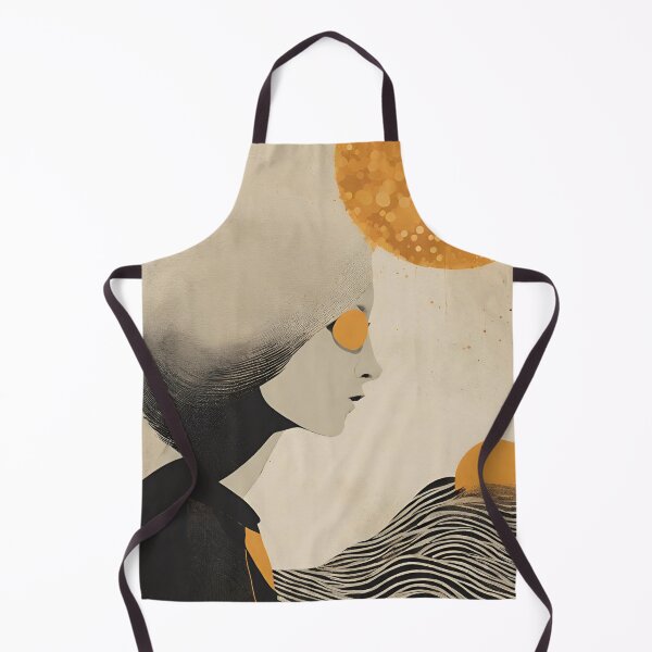 Item preview, Radiant Harmony: Girl and Sun Abstract Art 4 designed and sold by PatternXS.
