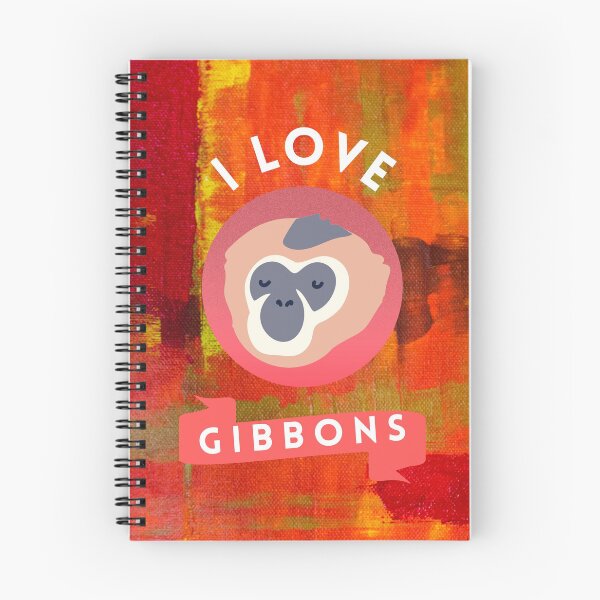 Aperçu de l'œuvre j'adore les gibbons créée et vendue par GasconyPassion.