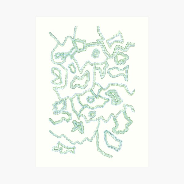 Wild Green Art Print