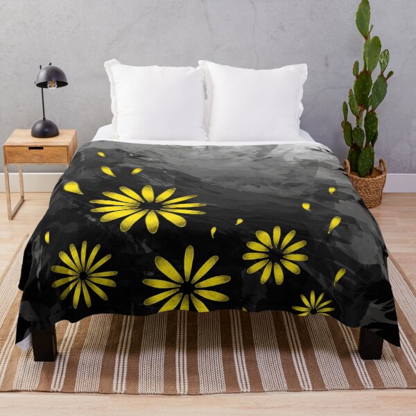 Item preview, Golden flowers in the dark designed and sold by romanticfatman.