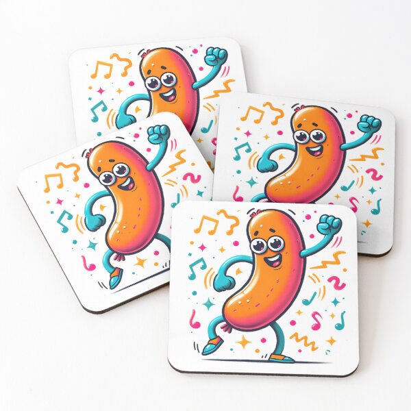 Item preview, Dancing Food: dancing sausage designed and sold by CreativeSparkzz.