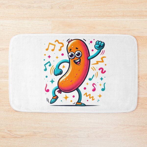 Item preview, Dancing Food: dancing sausage designed and sold by CreativeSparkzz.