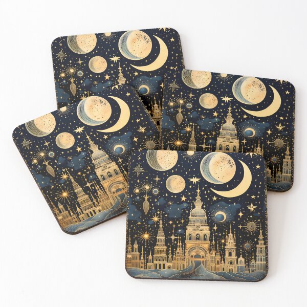 Item preview, A GOLDEN CITADEL AMIDST CELESTIAL SYMPHONY designed and sold by BorczVisuals.