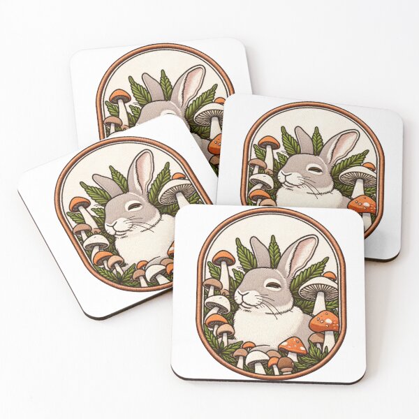 Item preview, Bunny's Magic Grove Embroidery-Style Patch designed and sold by #Adulting Central.