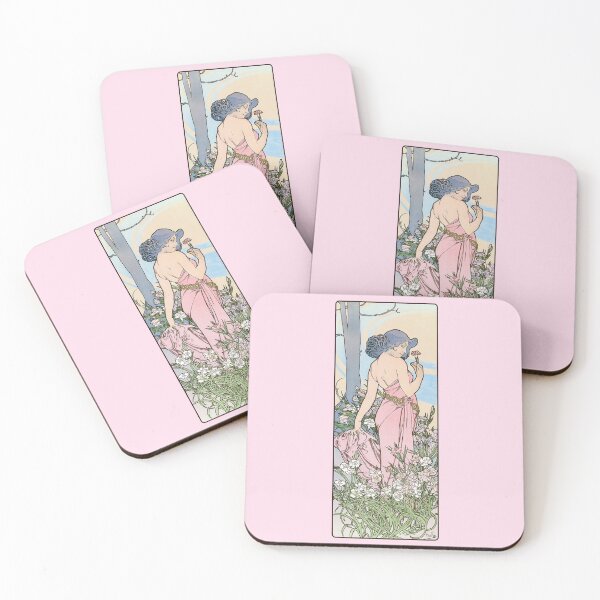 Item preview, The Flowers - Iris,  by Alphonse Mucha. HIGH DEFINITION designed and sold by MINDTHECHERRY.