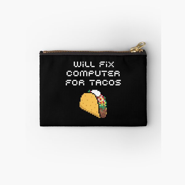 Item preview, Taco Lover's Fix: For Tacos, Will Fix Computer with a Dash of Mexican Food and Tech Support Humor designed and sold by artworkathome.
