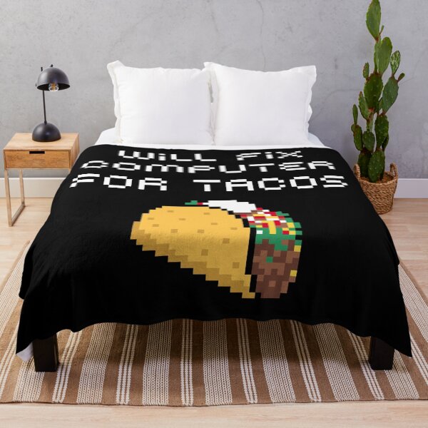 Item preview, Taco Lover's Fix: For Tacos, Will Fix Computer with a Dash of Mexican Food and Tech Support Humor designed and sold by artworkathome.