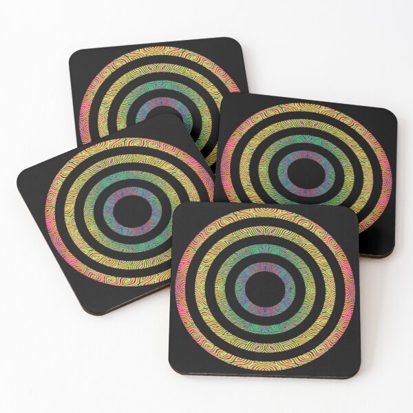 Item preview, rainbow circle abstract petals designed and sold by chambergambit.