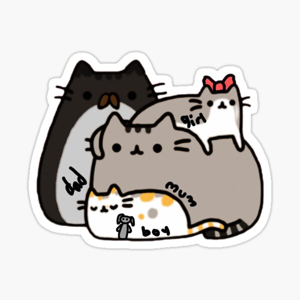 Pusheen Stickers for Sale