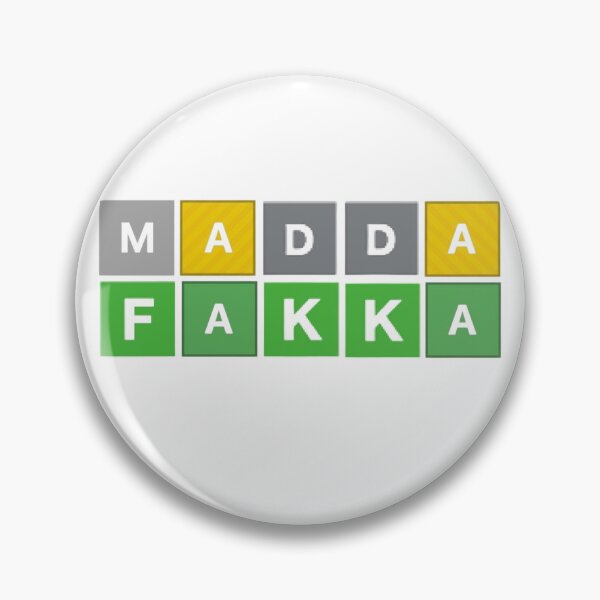 Item preview, Wordle Madda Fakka designed and sold by SlowToes.