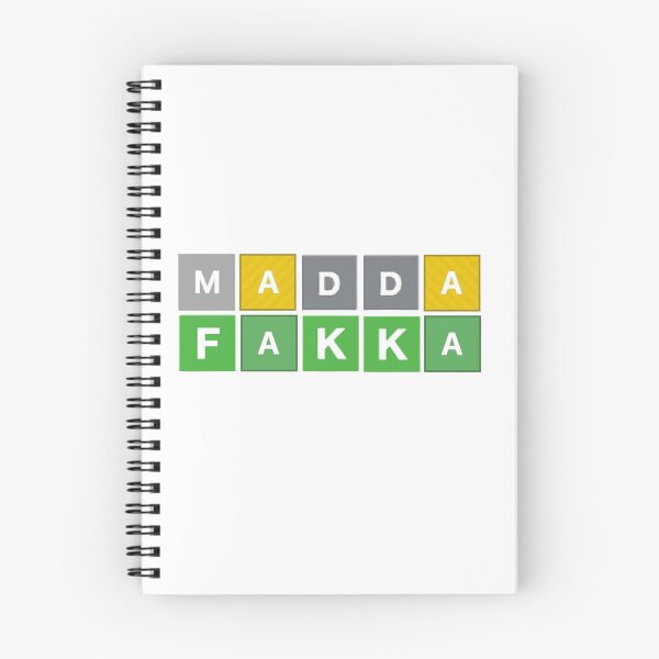 Item preview, Wordle Madda Fakka designed and sold by SlowToes.