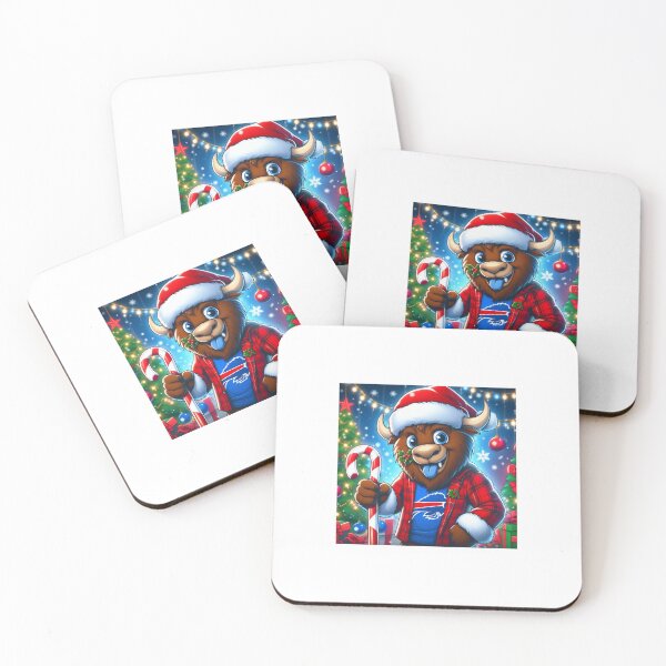 Item preview, Merry Christmas Buffalo Bills Mascot designed and sold by mattpap97.