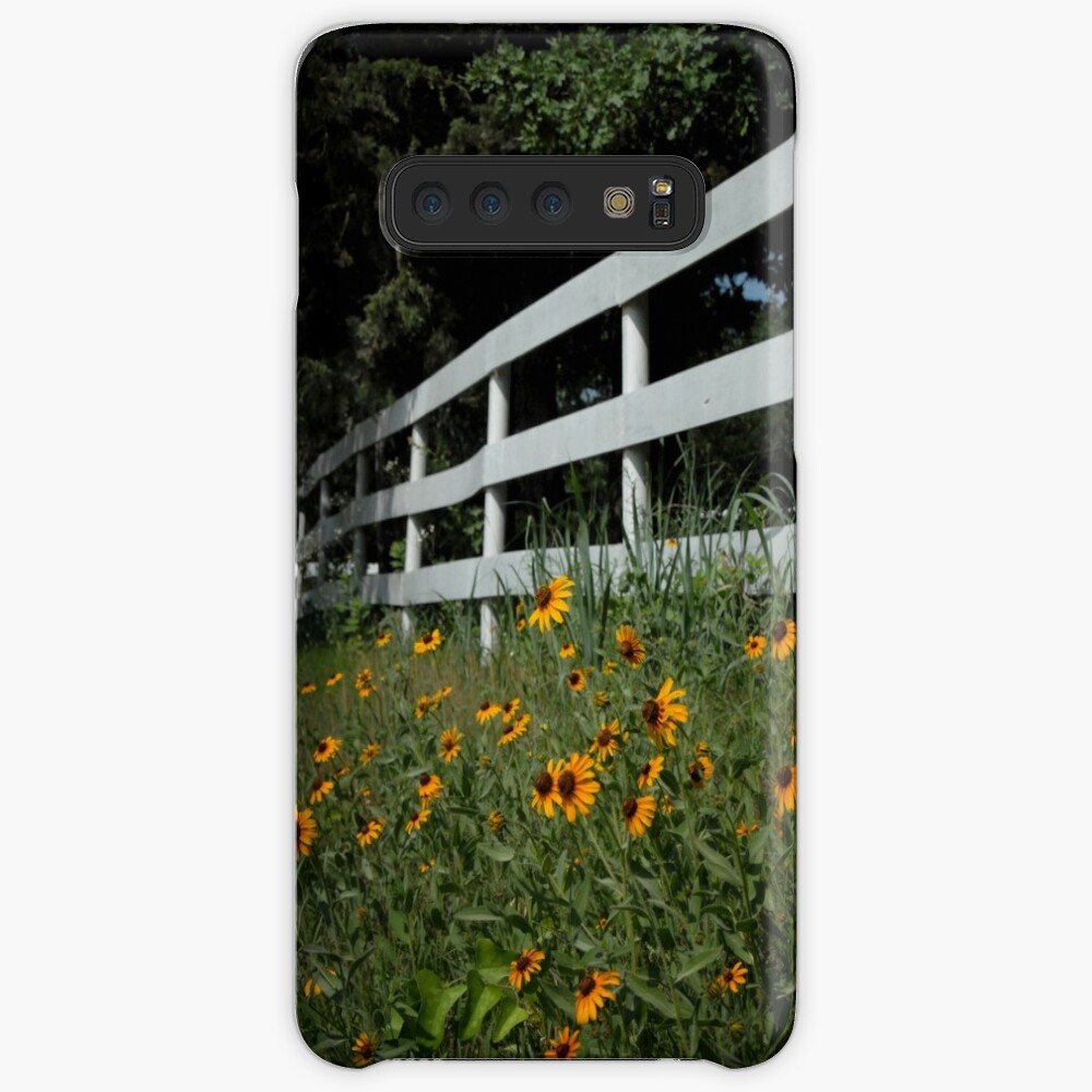 Black Eyed Susans along the Fence Case & Skin for Samsung Galaxy