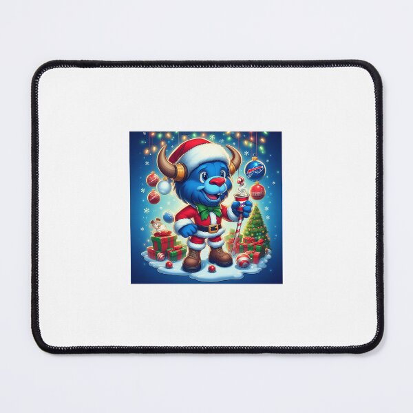 Item preview, Christmas Buffalo Bills Mascot designed and sold by mattpap97.