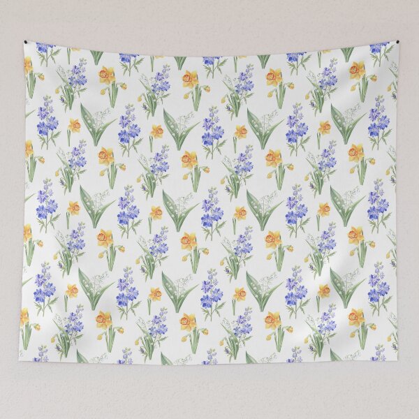 Item preview, Spring Flowers Pattern designed and sold by Flowersforbear.
