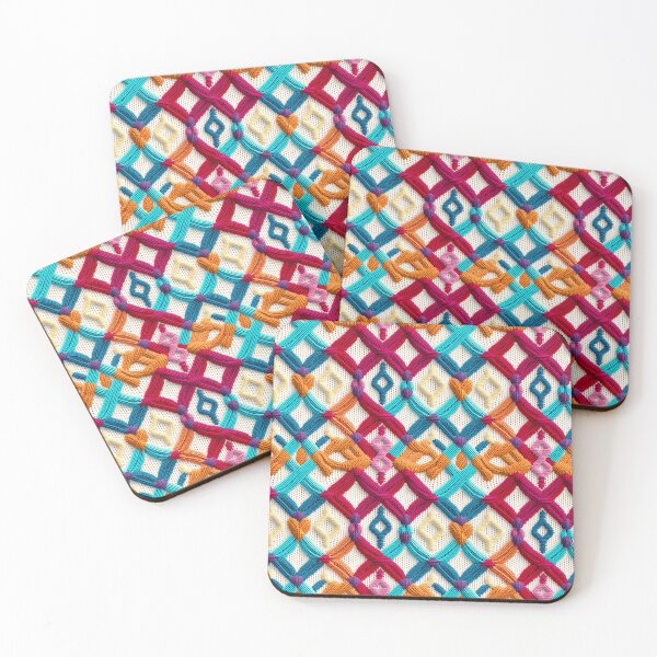 Item preview, Personalised Hand-Woven Knitted Print | Mosaic Pattern Home Decor 6  designed and sold by PaddyMcKhan.