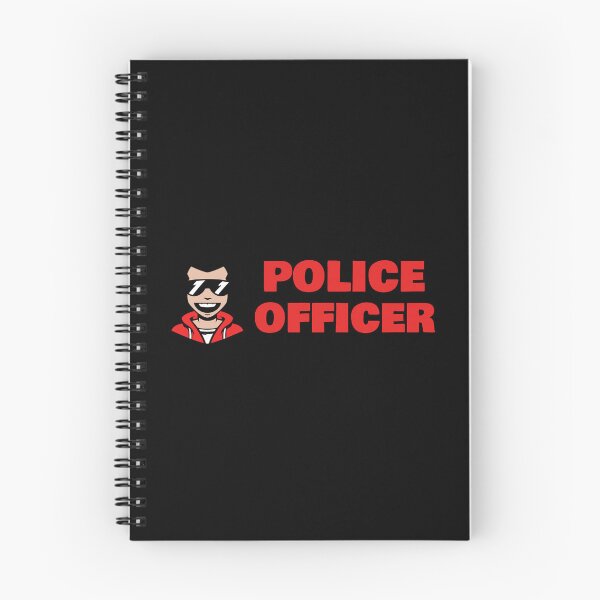 Item preview, Police Officer Design with Smiling Cool Character designed and sold by PRIVARSHU.
