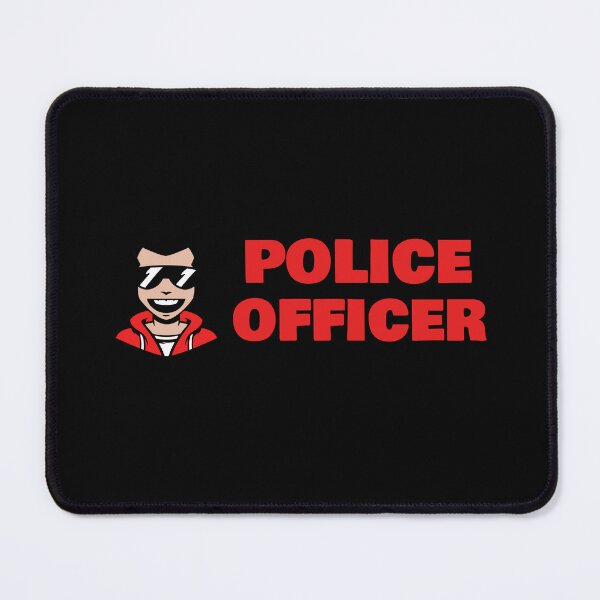 Item preview, Police Officer Design with Smiling Cool Character designed and sold by PRIVARSHU.