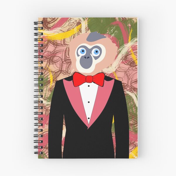 Aperçu de l'œuvre Gibbon en smoking créée et vendue par GasconyPassion.