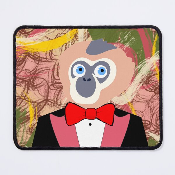 Item preview, Gibbon in tux designed and sold by GasconyPassion.